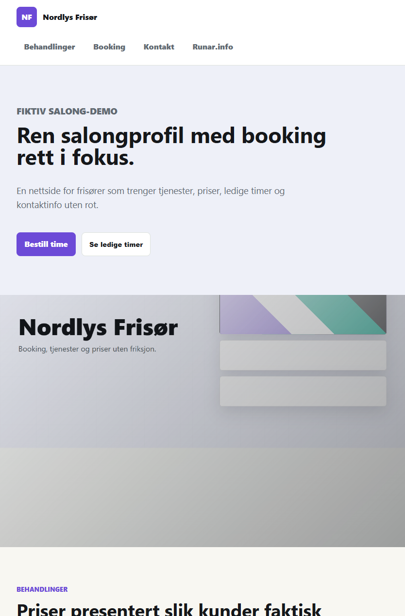 Nordlys Frisør demo